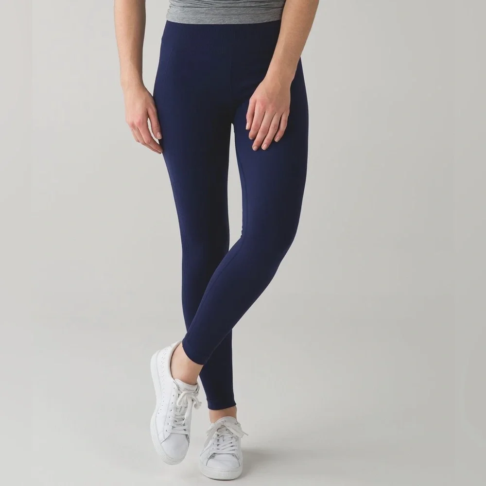 Lululemon Flow & Go Tight Hero Blue Size 4